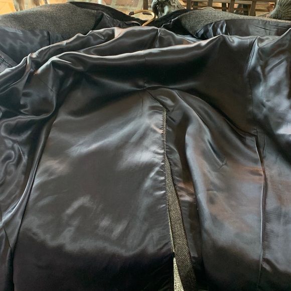 Hand Tailored in Dublin Ireland Men’s Herringbone Wool & Cashmere Overcoat - Picture 12 of 12